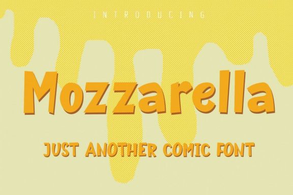Mozzarella Comic Font