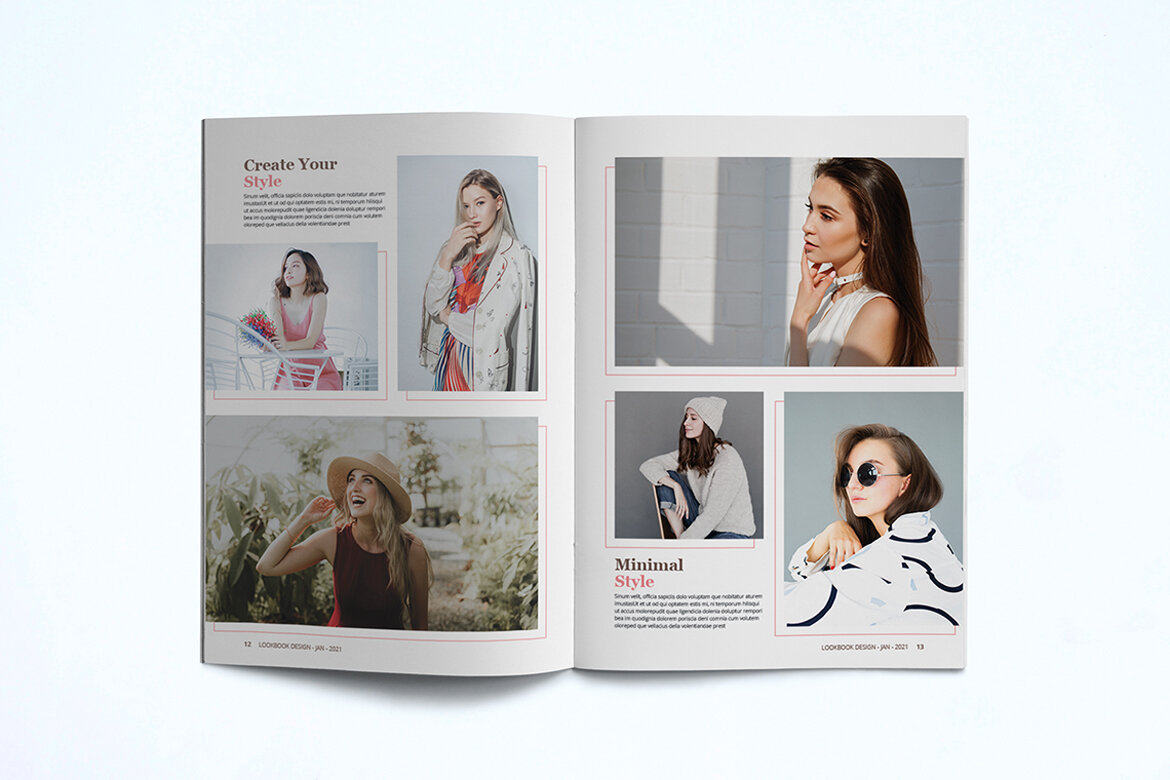 Fashion Lookbook FREE Template - view 11