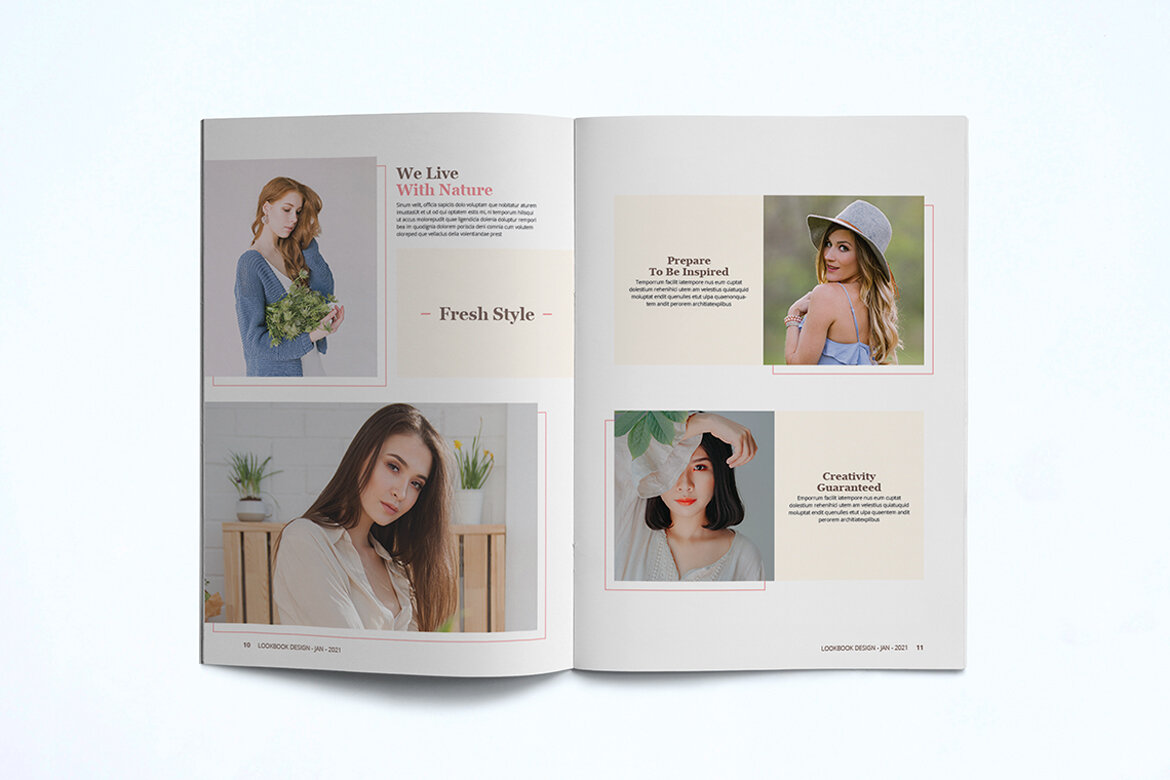 Fashion Lookbook FREE Template - view 10