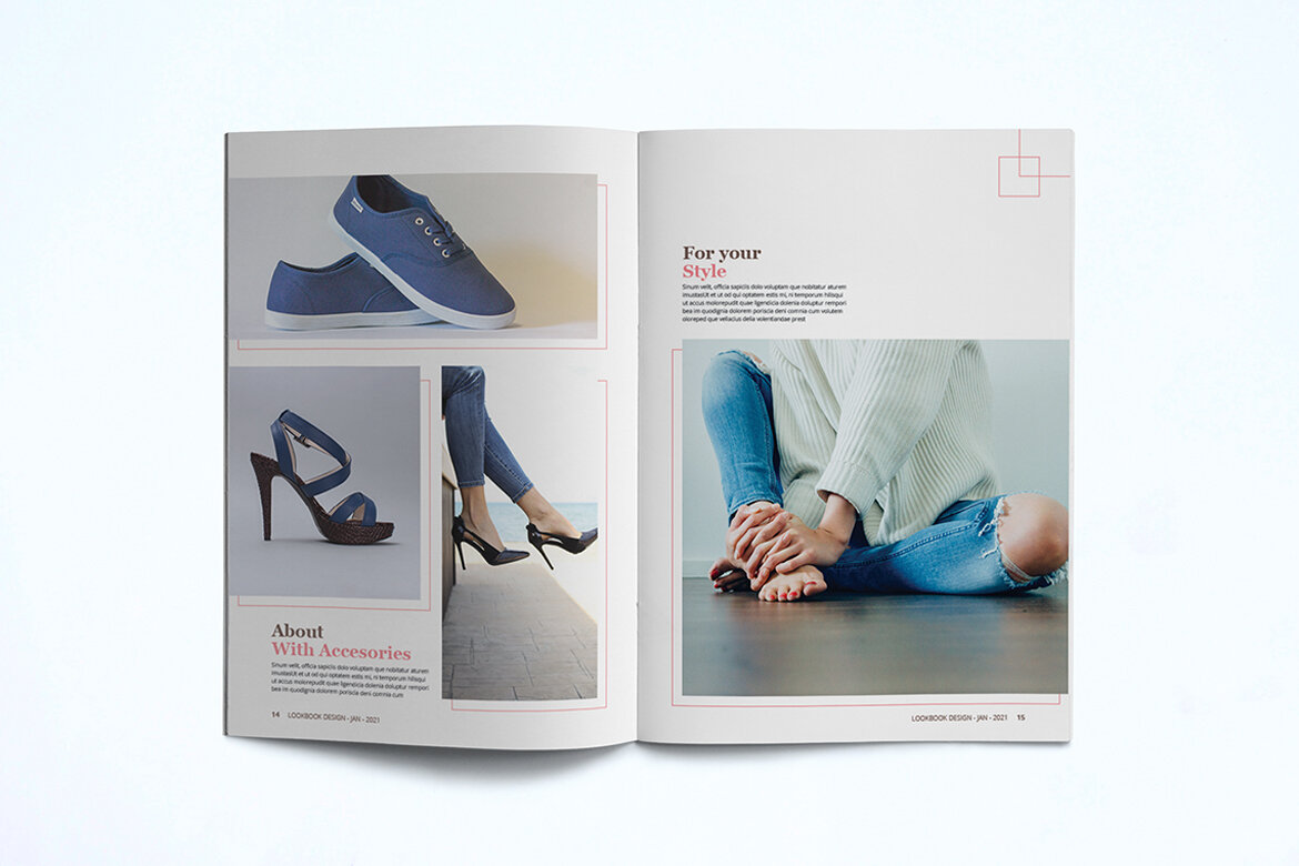 Fashion Lookbook FREE Template - view 12