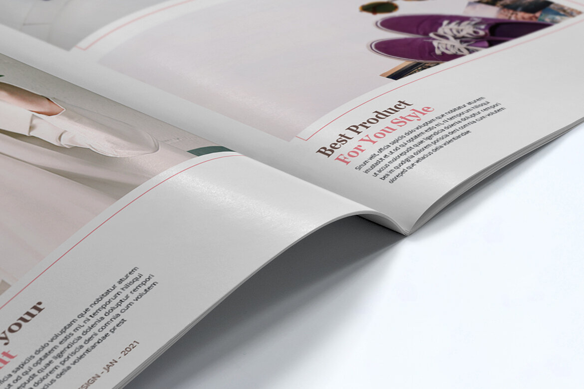 Fashion Lookbook FREE Template - view 9