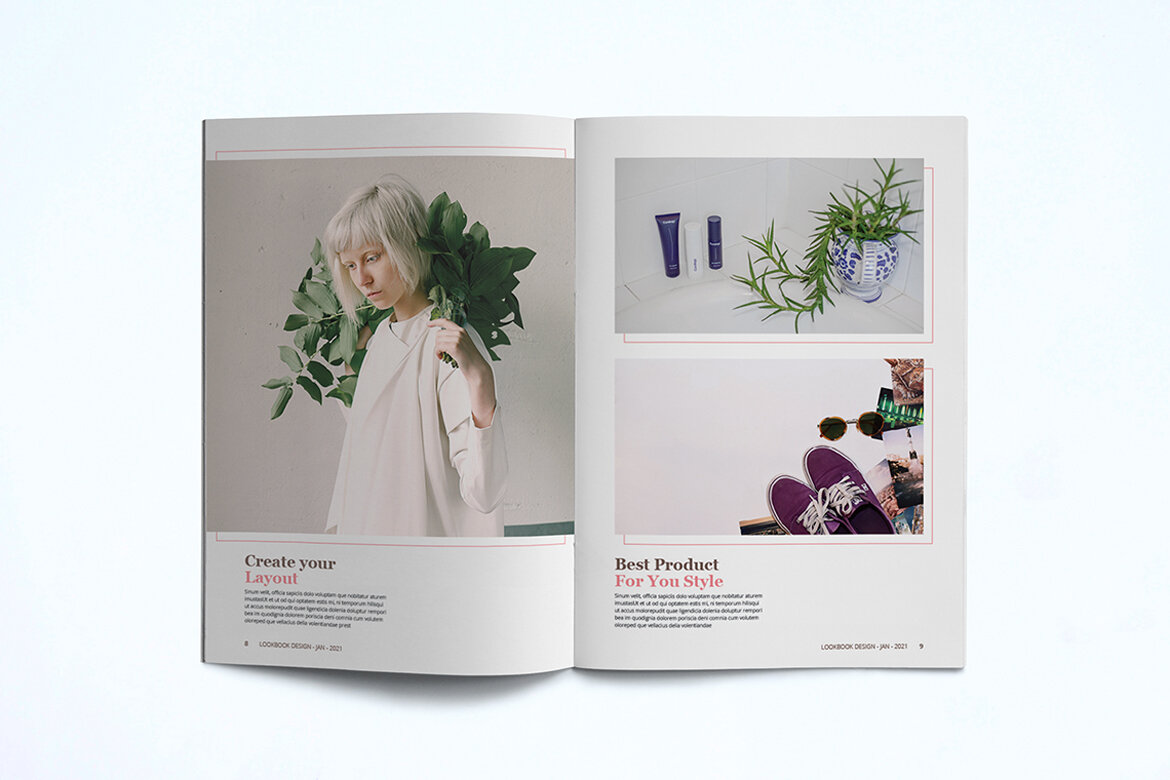 Fashion Lookbook FREE Template - view 8