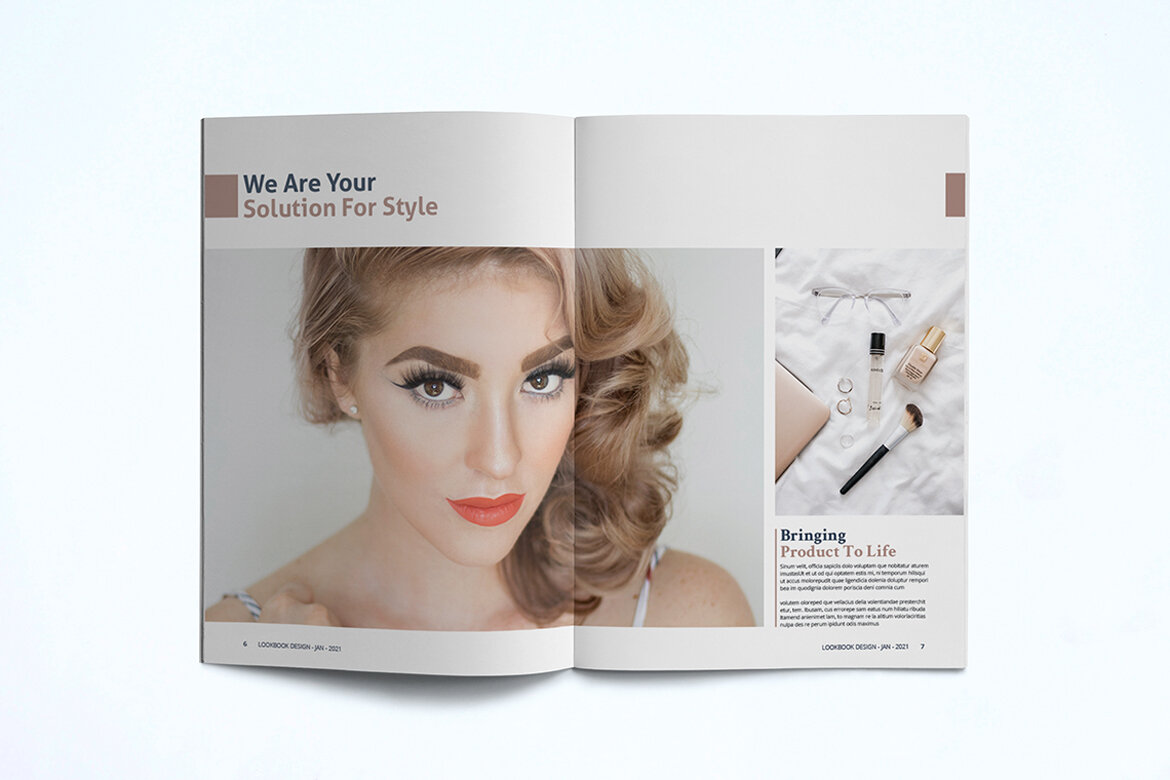 Fashion Lookbook FREE Template - view 7