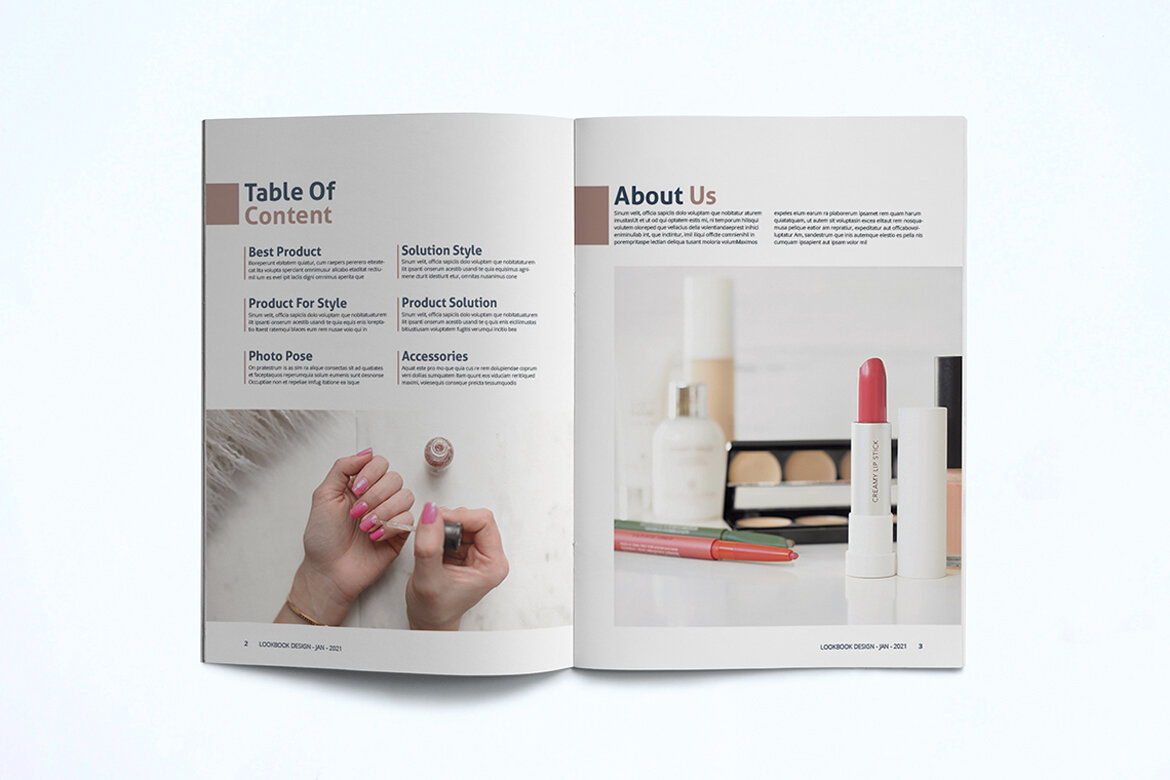 Fashion Lookbook FREE Template - view 4