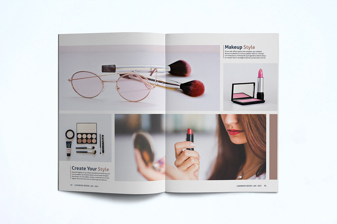 Fashion Lookbook FREE Template - view 10