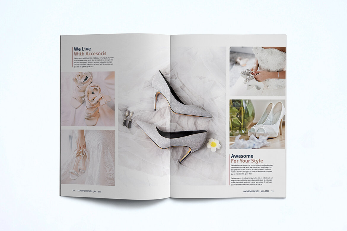 Fashion Lookbook FREE Template - view 9