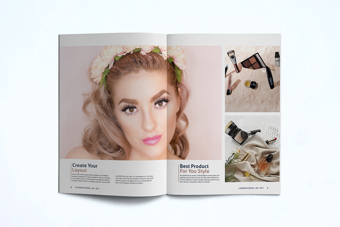 Fashion Lookbook FREE Template - view 8