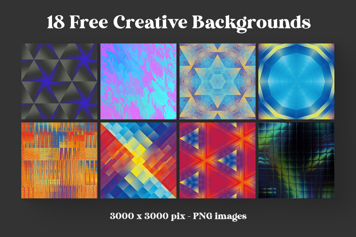 18 Free Creative Backgrounds 3 - view 5