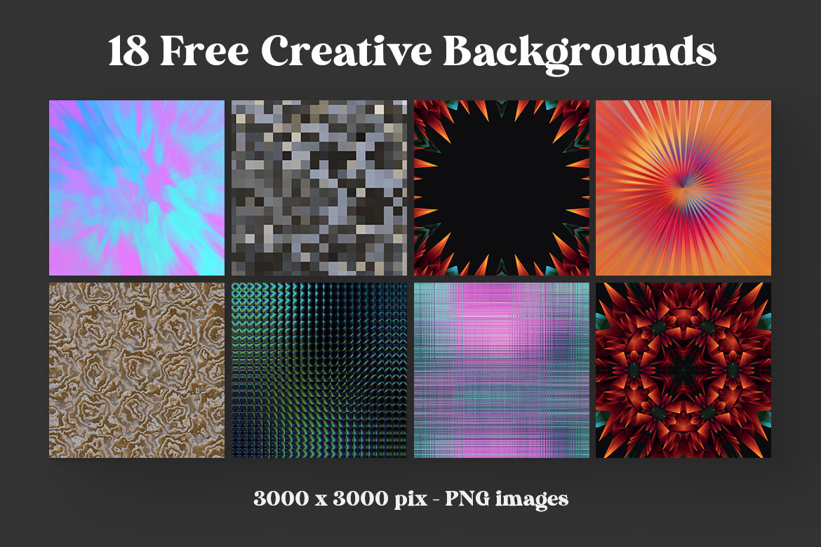 18 Free Creative Backgrounds 3 - view 4