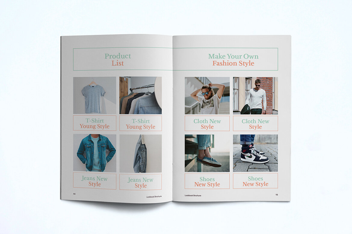 Fashion Lookbook FREE Template - view 10