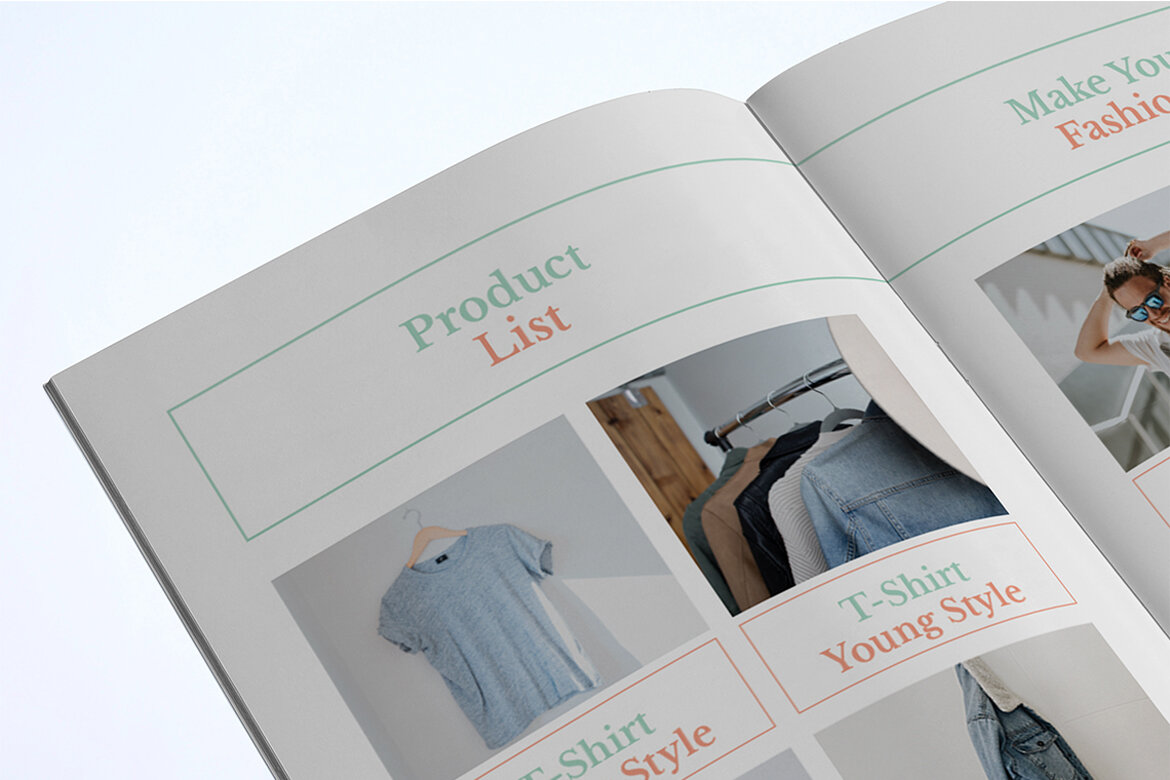 Fashion Lookbook FREE Template - view 12