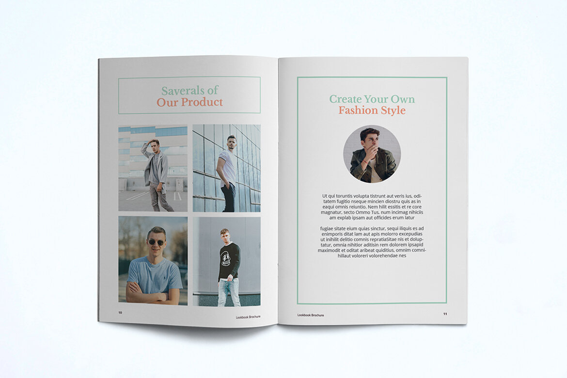 Fashion Lookbook FREE Template - view 8