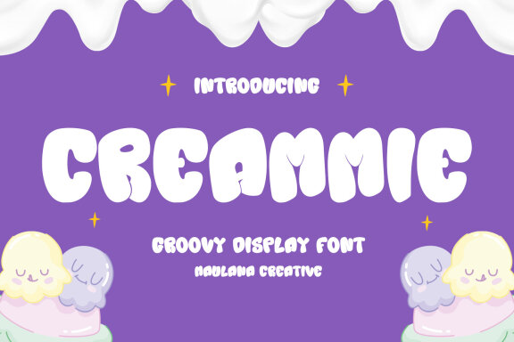 Creammie Groovy FREE Font