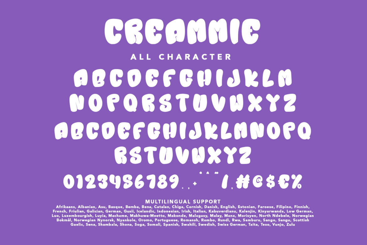 Creammie Groovy FREE Font alternate