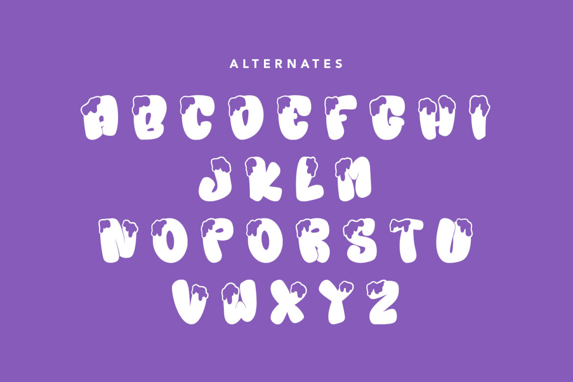 Creammie Groovy FREE Font - view 8