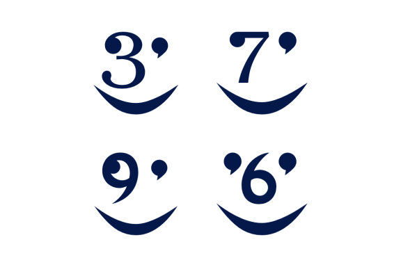 3 6 7 9 smile - Free Logo Shapes