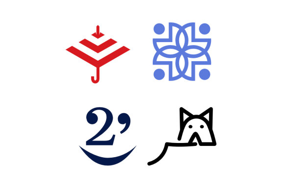 Pyramid batik 2 smile cat - Free Logo Shapes