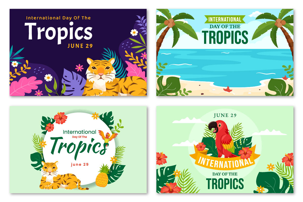 Day of the Tropic FREE Vector Illustration - view 4