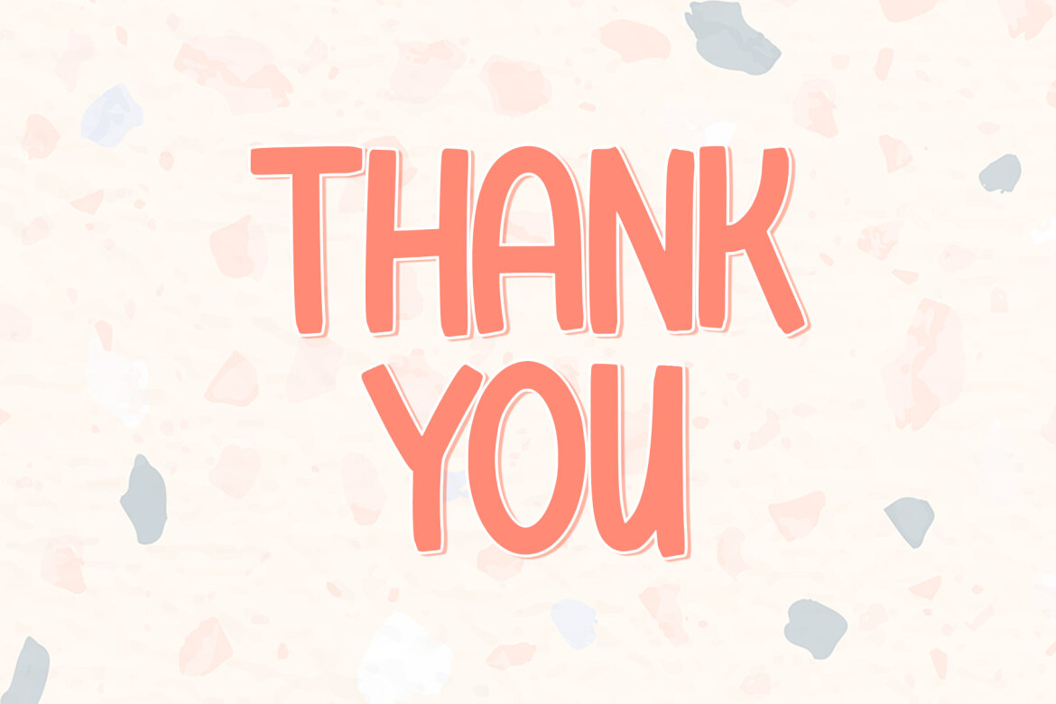 Cheerful Peach FREE Font - view 8