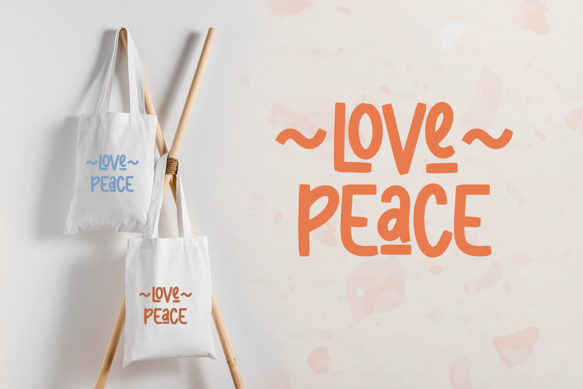 Cheerful Peach FREE Font - view 6