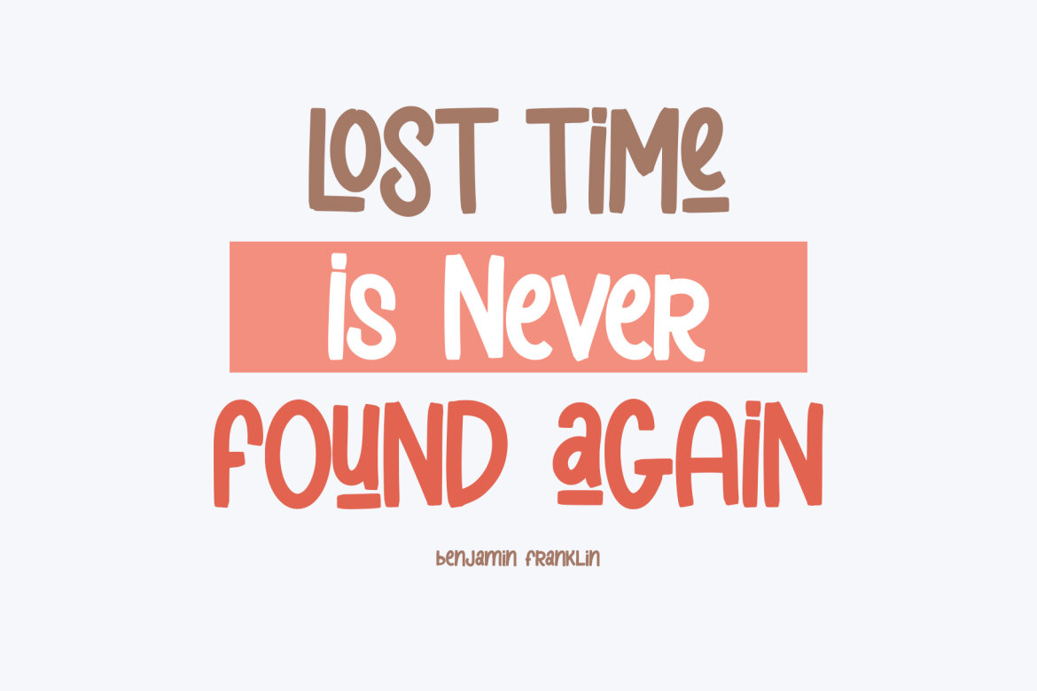 Cheerful Peach FREE Font - view 5