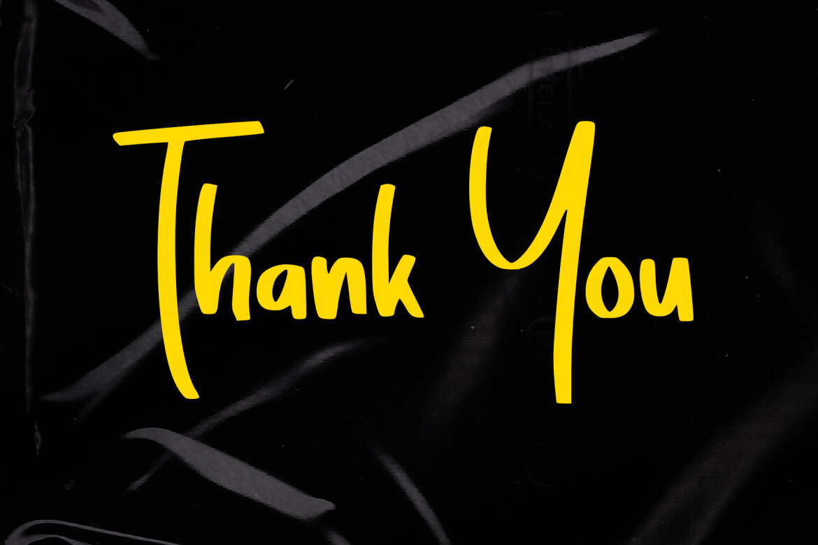 Yellow Black FREE Font - view 8