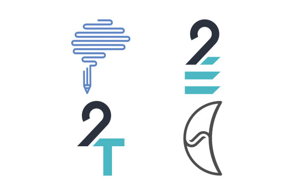 Brain 2E 2T moon infinity - Free Logo Shapes