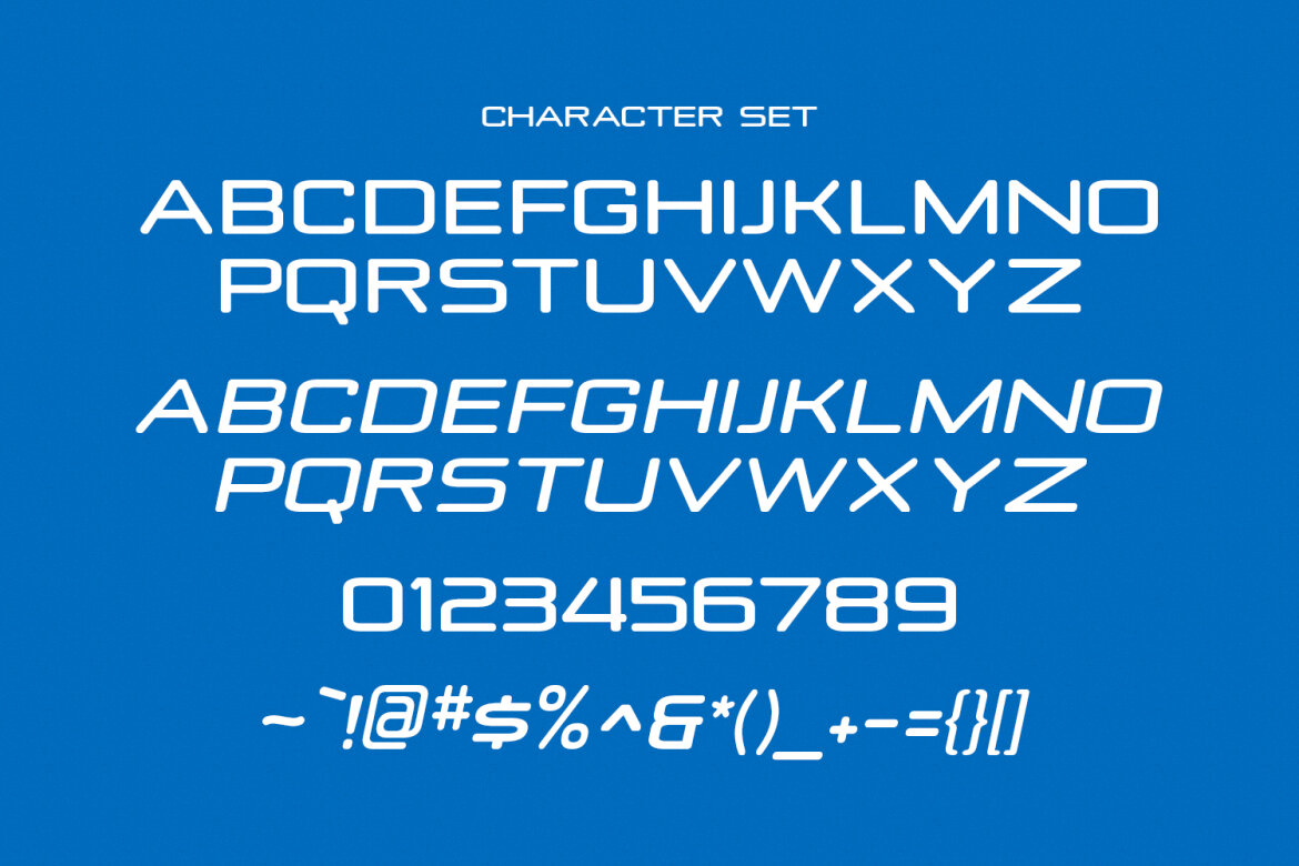 Calrigo Expanded FREE Font - view 7