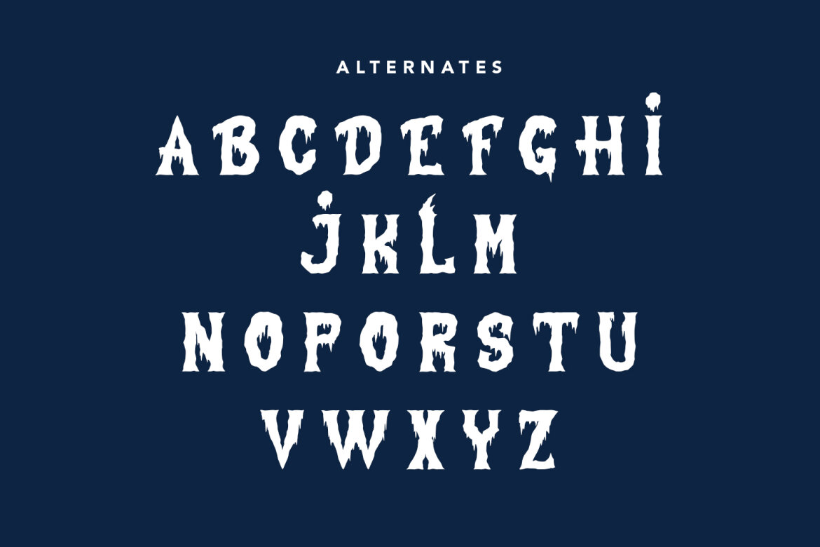 Freezink Dripping FREE Font Halloween alternate