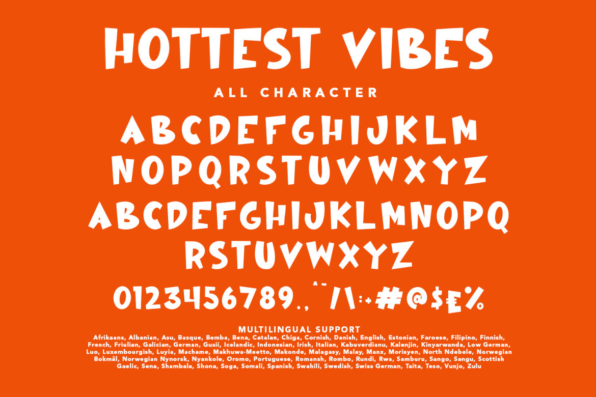 Hottest Vibes Comic FREE Font - view 3