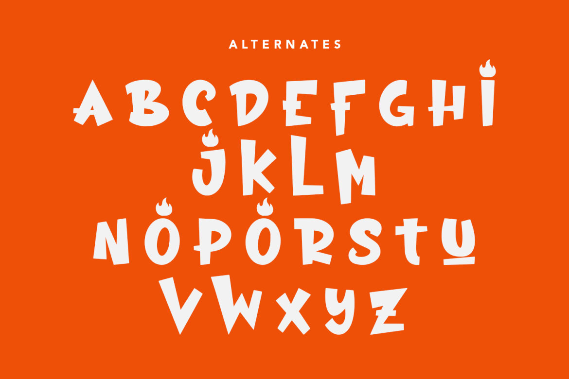 Hottest Vibes Comic FREE Font alternate