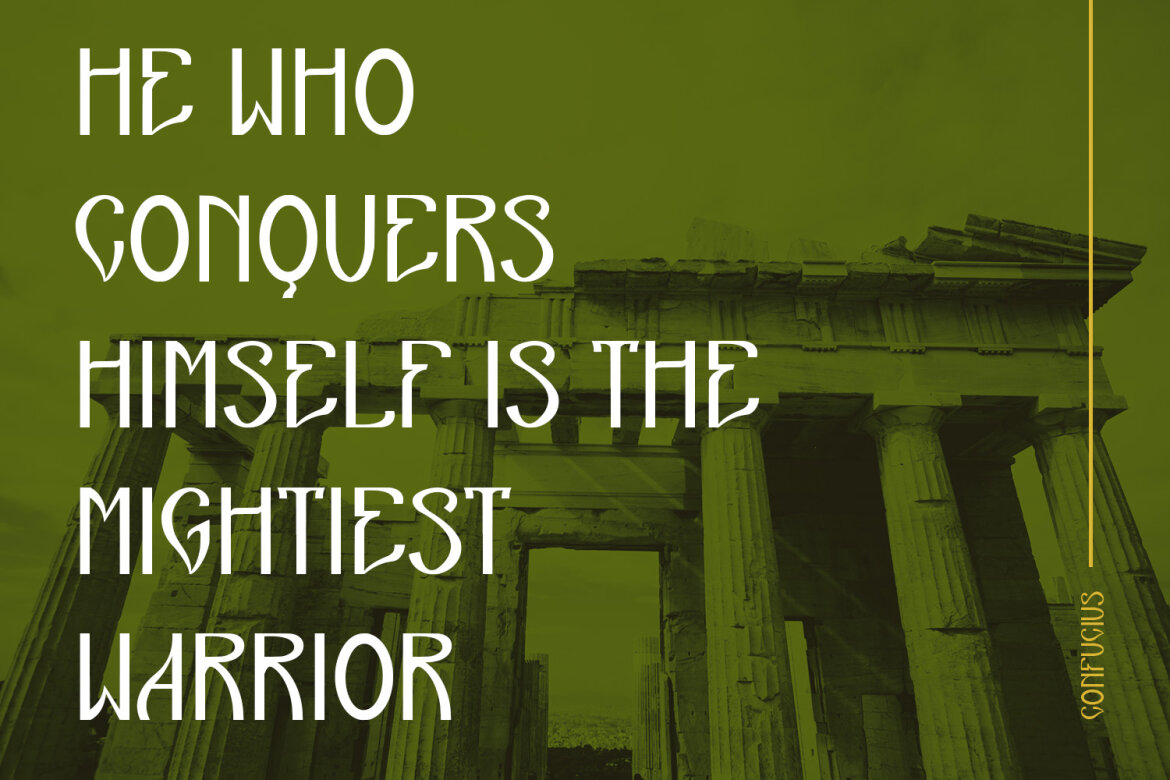 Thesh Decorative FREE Font - view 8