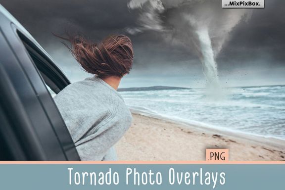 Tornado PNG Photo Overlays