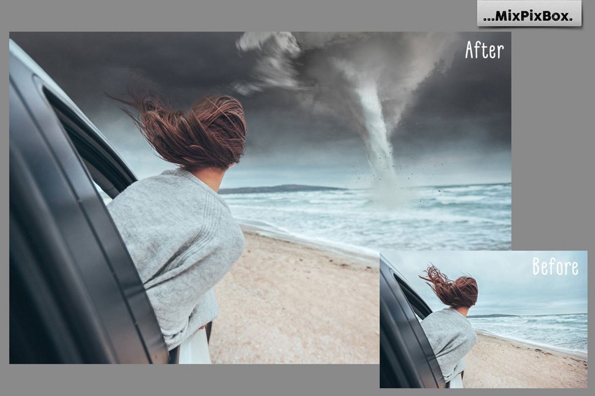 Tornado PNG Photo Overlays - view 3