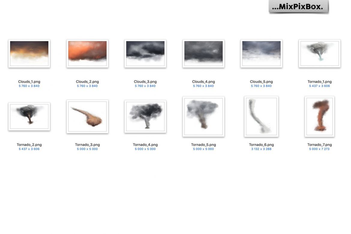Tornado PNG Photo Overlays alternate