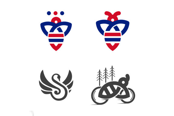 Bee tech S Swan bike - Free Logo Shapes