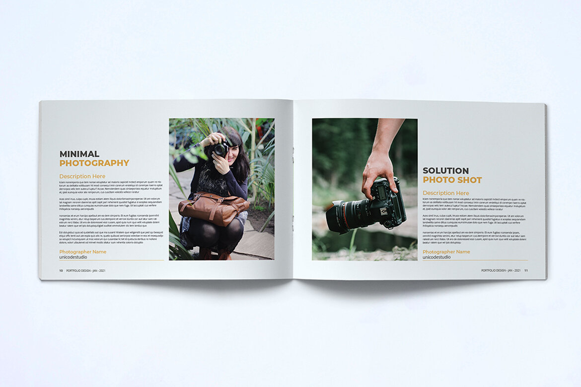 Photography Portfolio FREE Template - view 8