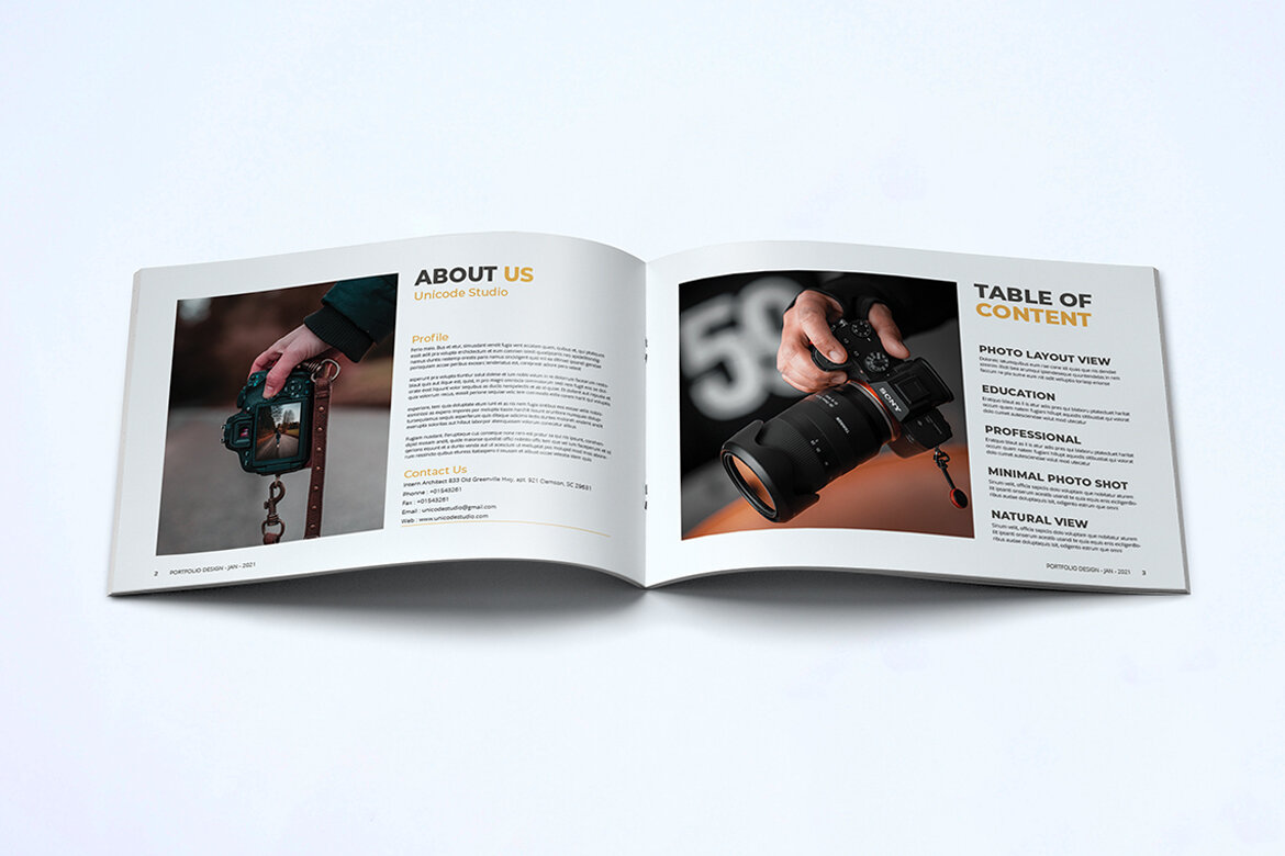 Photography Portfolio FREE Template - view 4