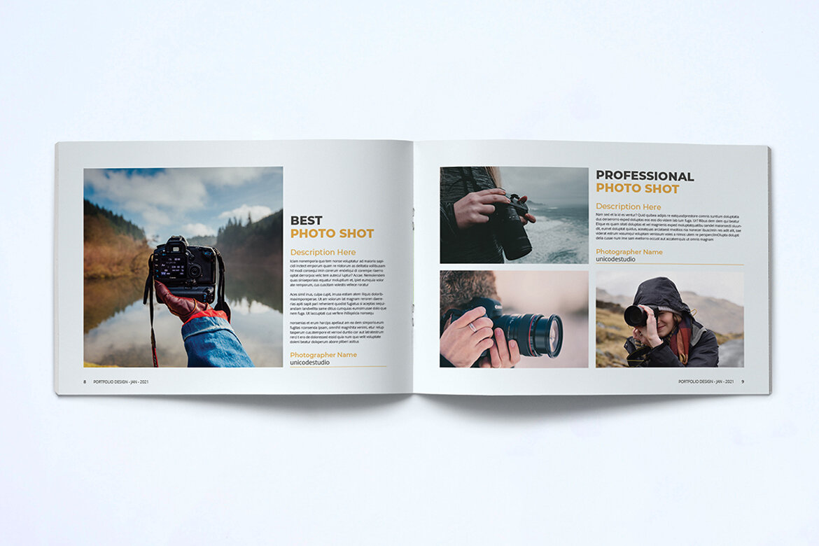 Photography Portfolio FREE Template - view 7
