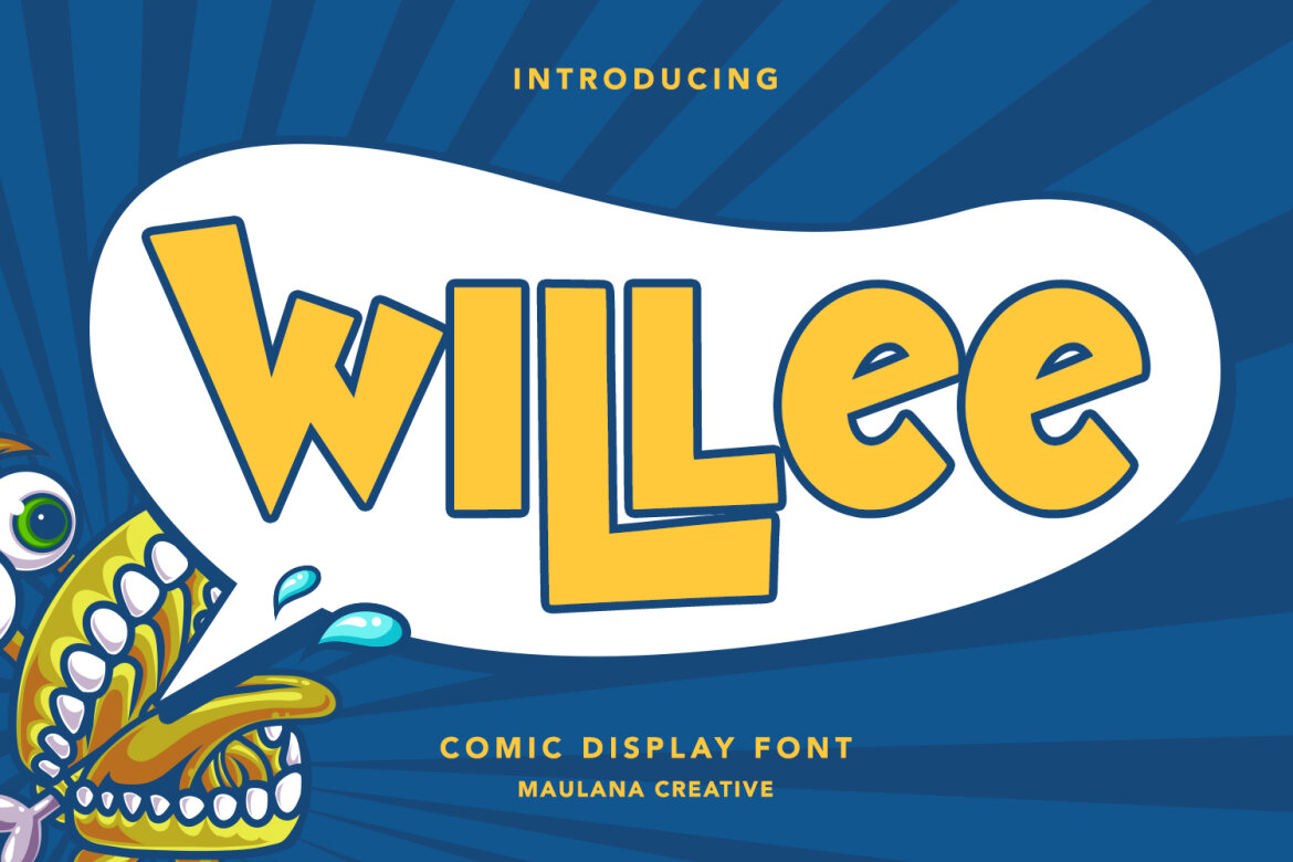 Willee Comic FREE Font - view 7