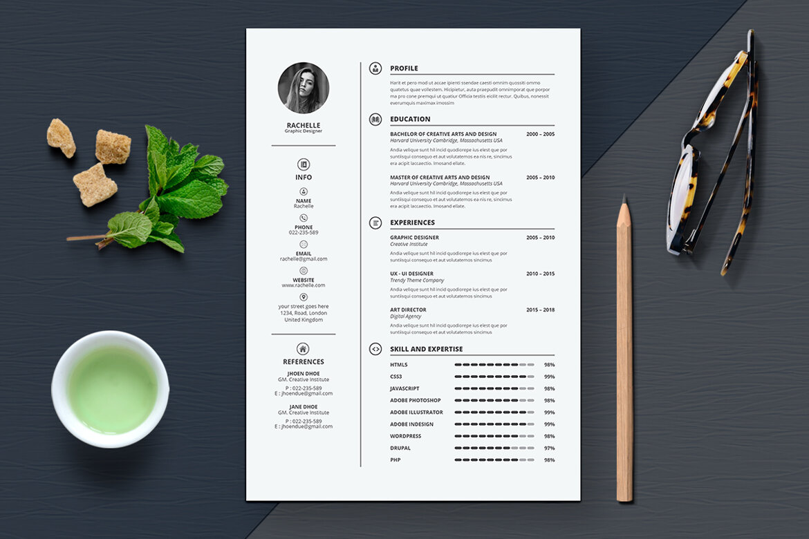 Modern Resume FREE Template alternate