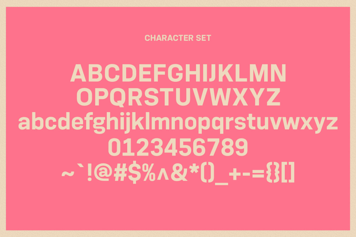 Rigsta Sans Serif FREE Font - view 6
