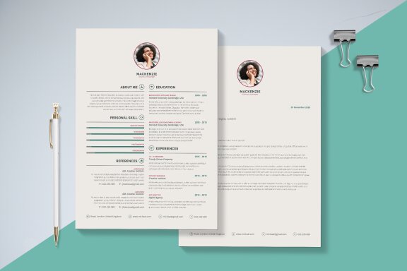Vintage Resume & Cover Letter FREE Template