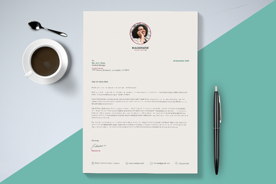 Vintage Resume & Cover Letter FREE Template - view 3