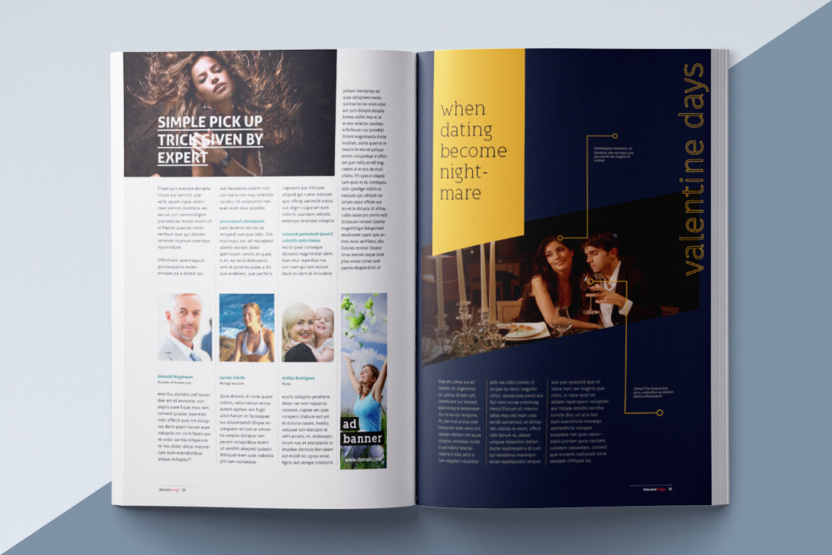 Free Magazine Template - view 13