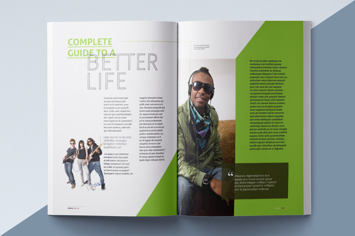 Free Magazine Template - view 6