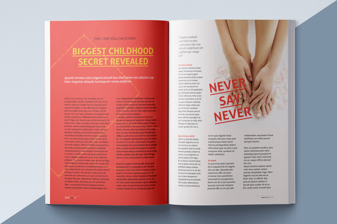 Free Magazine Template - view 12