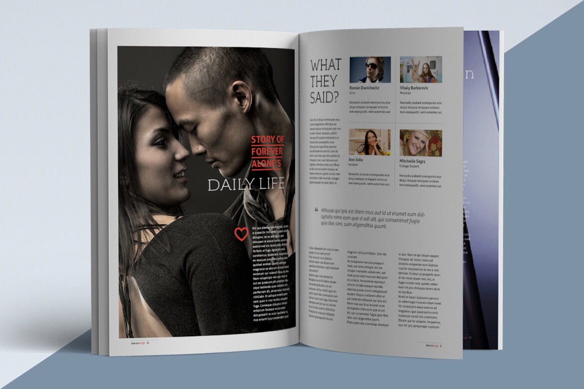 Free Magazine Template - view 8