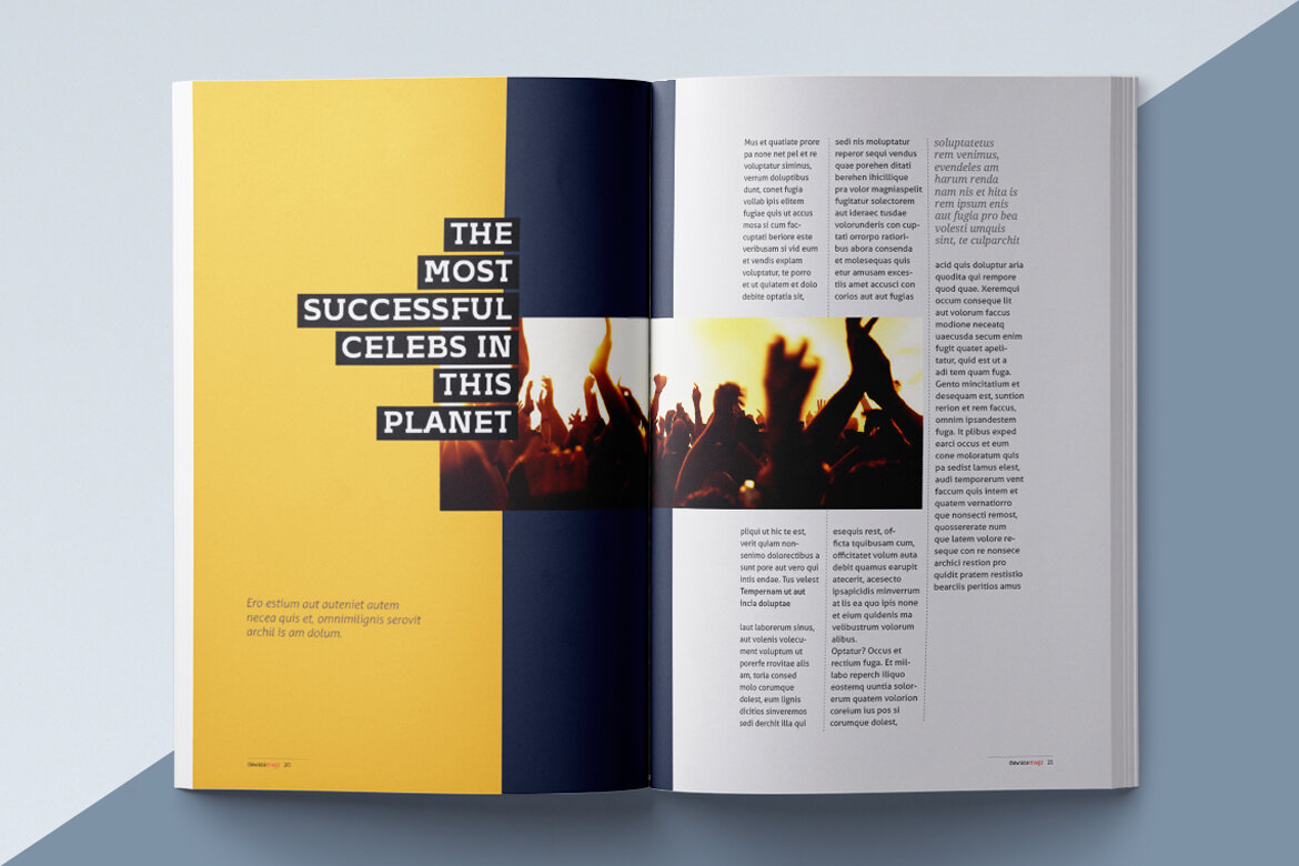 Free Magazine Template - view 15