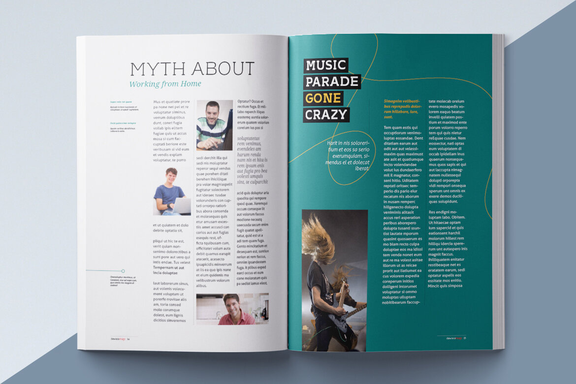 Free Magazine Template - view 10